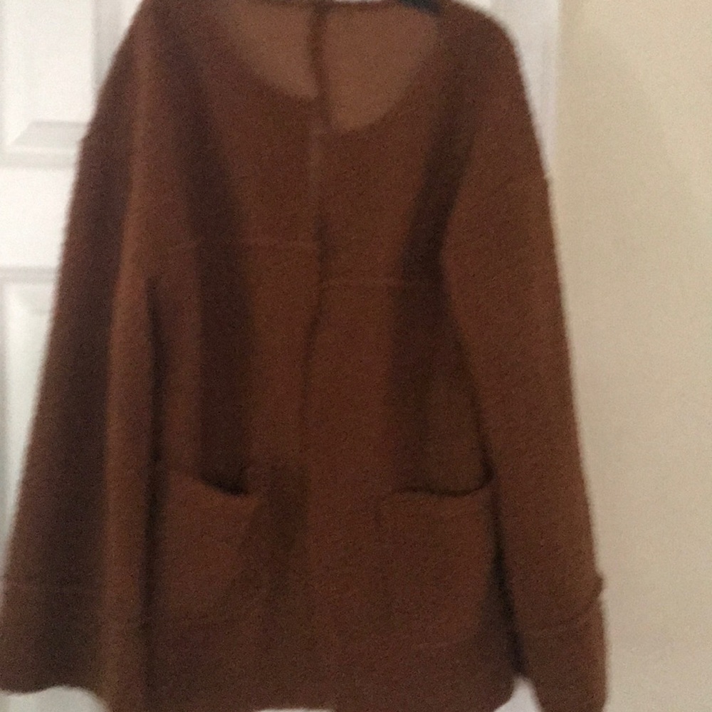 Fuzzy Sweater Jacket - image 1